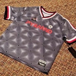 New Mens Black Pyramid Jersey